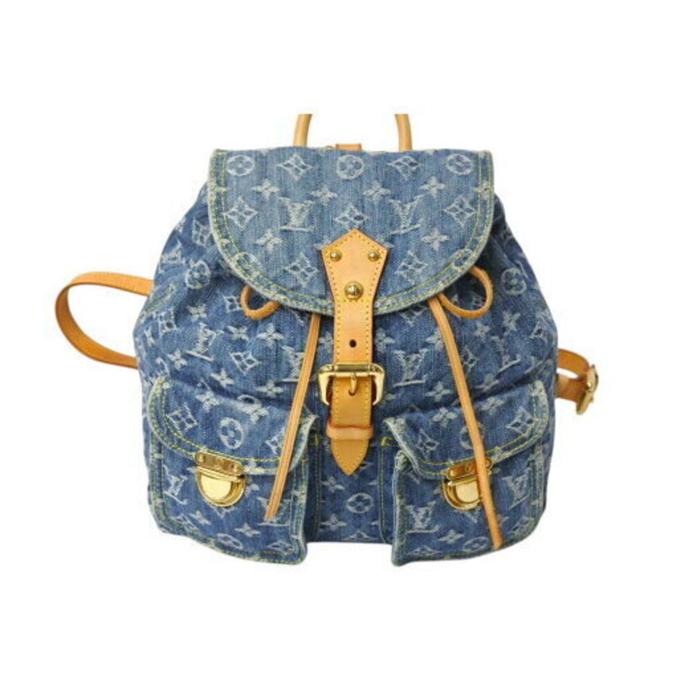 Louis Vuitton Sac Ado Backpack Monogram Denim Blue - Picture 2 of 8